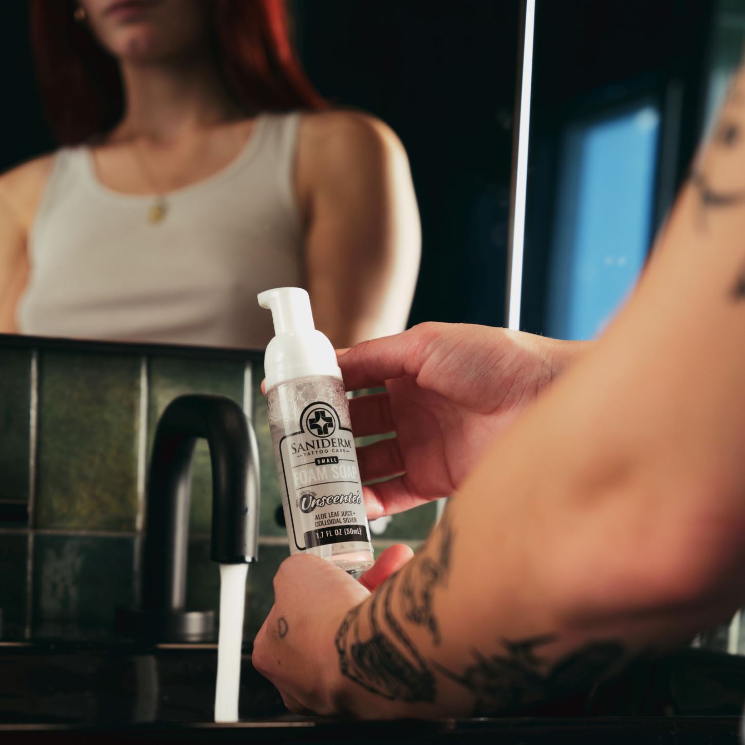 Tattoo Foam Soap - Small (1.7 oz) Soap Saniderm Tattoo Aftercare