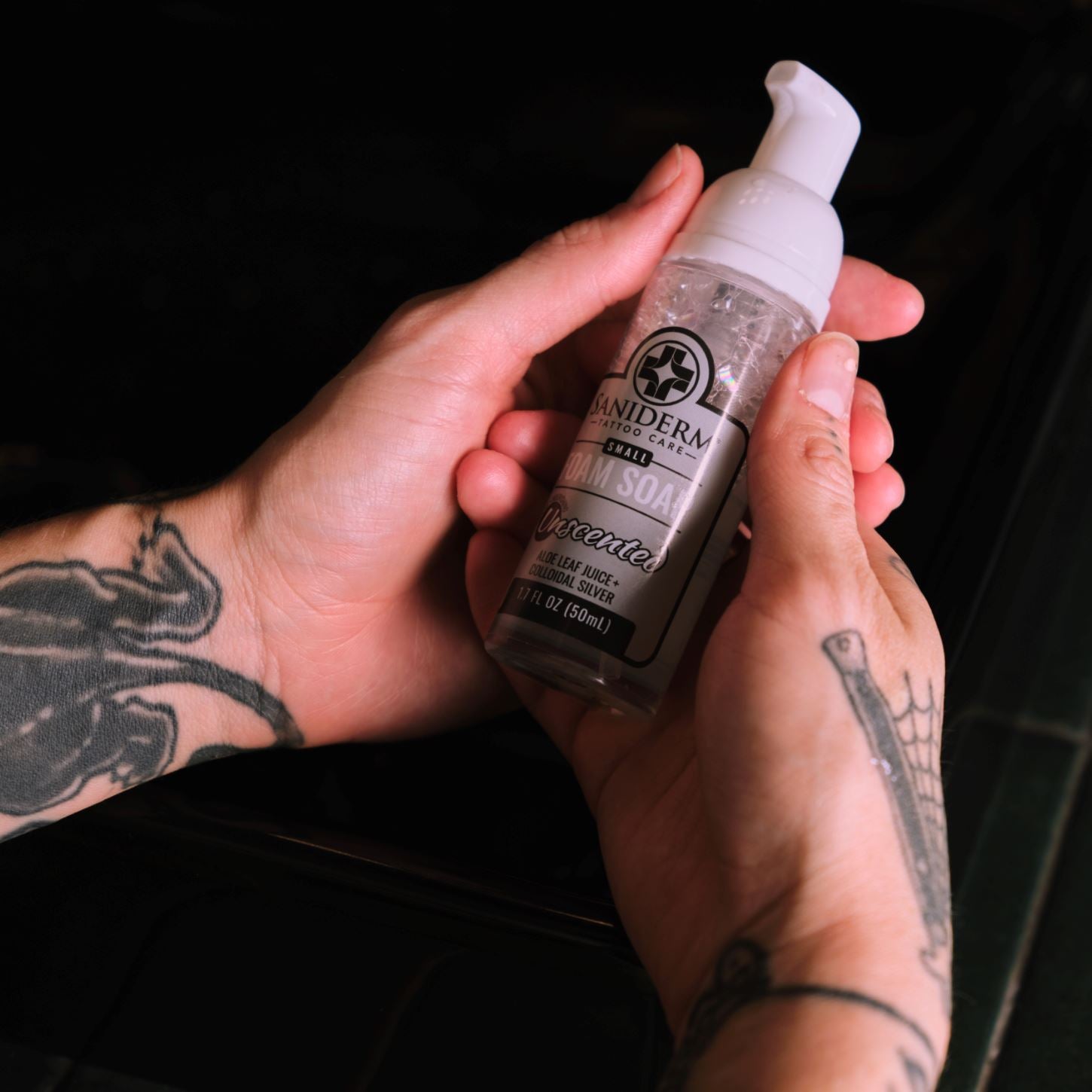 Tattoo Foam Soap - Small (1.7 oz) Soap Saniderm Tattoo Aftercare