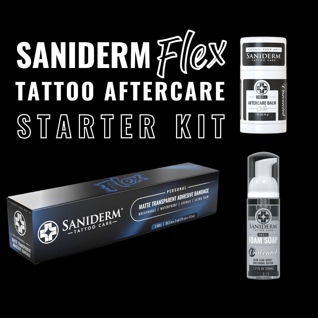 Flex Starter Kit Saniderm Tattoo Aftercare 