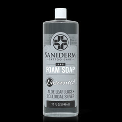 Tattoo Foam Soap - Large (32.0 oz) Soap Saniderm Tattoo Aftercare 