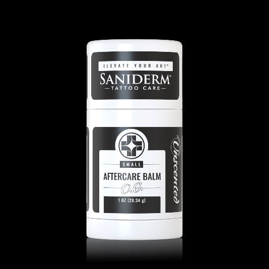 Saniderm Original Tattoo Aftercare Balm, 1 oz, included in the Everyday Tattoo Care & Aftercare Kit.